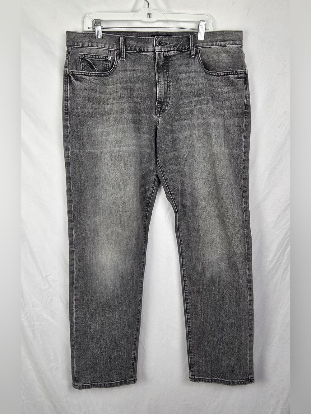 Lucky Brand 221 Original Straight Men's Preppy Gray Denim Jeans sz 38x32